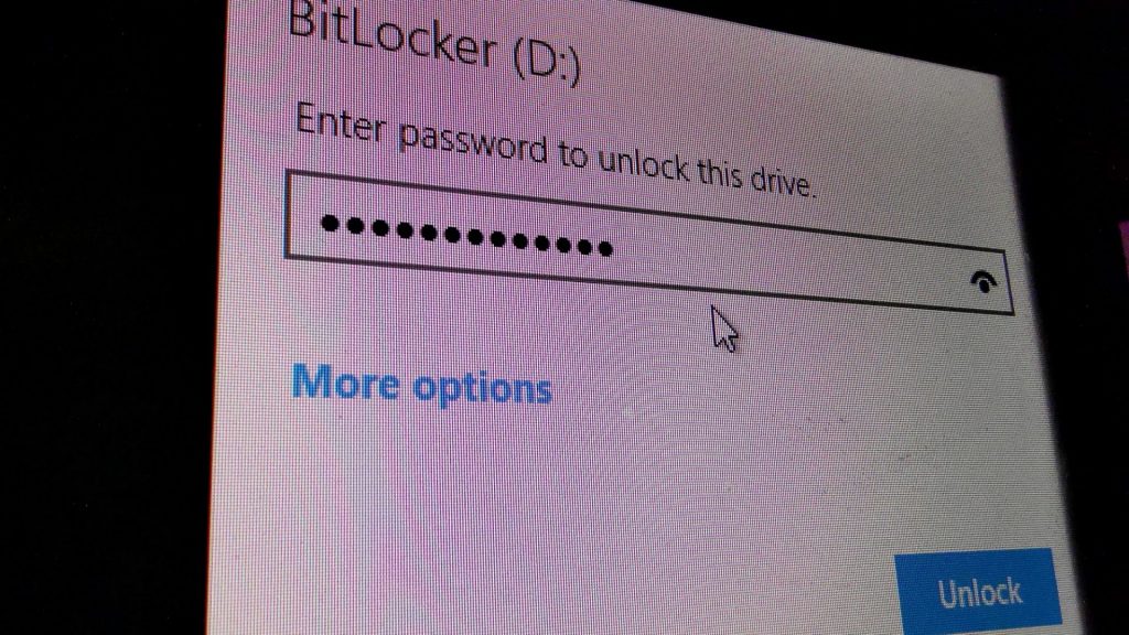 How to lock a BitLocker encrypted drive when your PC goes to sleep